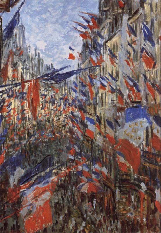 Claude Monet Rus Saint-Denis,Festivities of 30 June Germany oil painting art